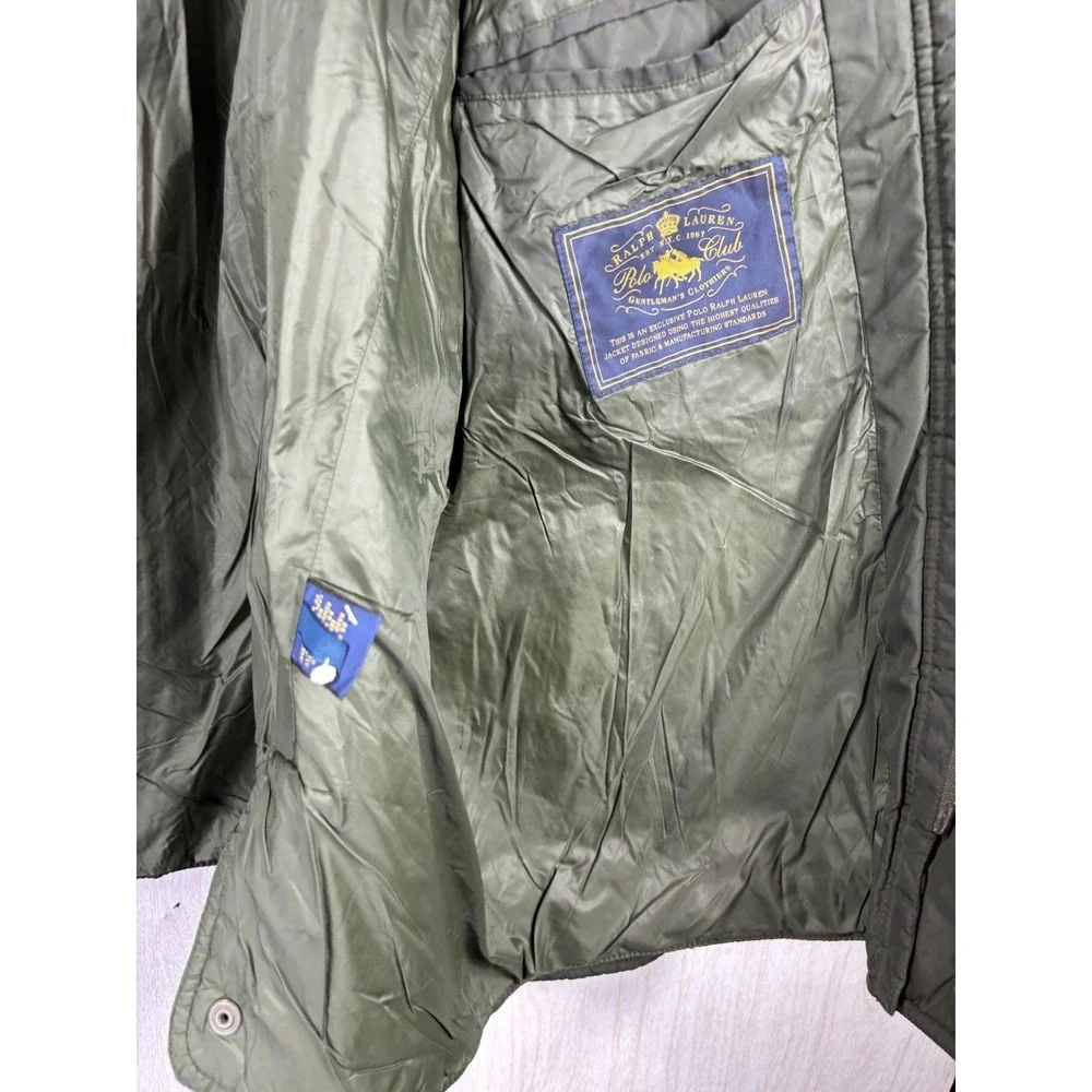 Polo‎ Ralph Lauren Quilted Hunting Jacket Olive Field Coat Heritage 3XB